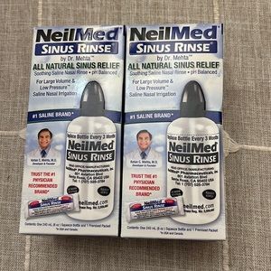 NeilMed Sinus RinseX 2 boxes for 15